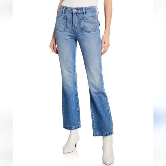 Current/Elliott Denim - Current/Elliot The Cropped Boot Women Jean